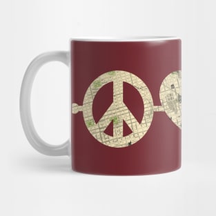 Peace Love San Francisco Cable Car Mug